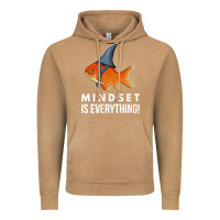 Vintage Camel mindset motivational quote cute goldfish shark fish t shirt Vintage Hoodie - linhVisuals