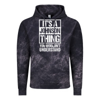 Cloud Black it's a johnson thing   you wouldn't understand   family name t shirt Vintage Hoodie - linhVisuals