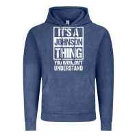 Vintage Denim it's a johnson thing   you wouldn't understand   family name t shirt Vintage Hoodie - linhVisuals