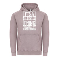 Vintage Zinc it's a johnson thing   you wouldn't understand   family name t shirt Vintage Hoodie - linhVisuals