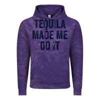 Cloud Purple womens tequila made me do it tank tops for women summer drinking tank Vintage Hoodie - linhVisuals