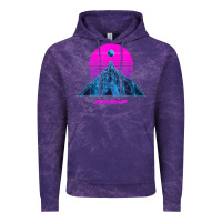 Cloud Purple pink sun   official gunship t shirt Vintage Hoodie - linhVisuals