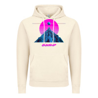 Vintage Artic pink sun   official gunship t shirt Vintage Hoodie - linhVisuals