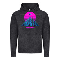 Vintage Black pink sun   official gunship t shirt Vintage Hoodie - linhVisuals