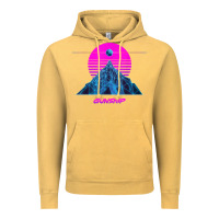 Vintage Mustard pink sun   official gunship t shirt Vintage Hoodie - linhVisuals