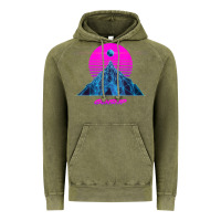 Vintage Olive pink sun   official gunship t shirt Vintage Hoodie - linhVisuals