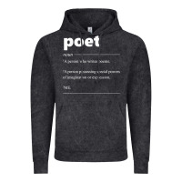 Vintage Black poet definition funny for poet drama poetry poems t shirt Vintage Hoodie - linhVisuals