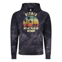 Cloud Black retired shirt not my problem anymore funny retirement t shirt Vintage Hoodie - linhVisuals