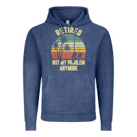 Vintage Denim retired shirt not my problem anymore funny retirement t shirt Vintage Hoodie - linhVisuals