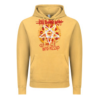 Vintage Mustard papa roach   official merchandise  cut my life into pizzas t shirt Vintage Hoodie - linhVisuals