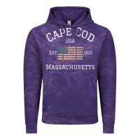 Cloud Purple cape cod massachusetts american flag usa travel vintage pullover hoodi Vintage Hoodie - linhVisuals