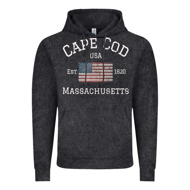 Cape Cod Massachusetts American Flag Usa Travel Vintage Pullover Hoodi Vintage Hoodie by linhVisuals | Teevron
