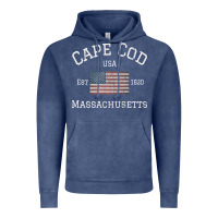 Vintage Denim cape cod massachusetts american flag usa travel vintage pullover hoodi Vintage Hoodie - linhVisuals
