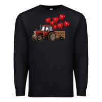 Black farm tractor Premium Sweatshirt - RanaPortraitStore