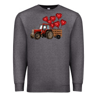Charcoal Heather farm tractor Premium Sweatshirt - RanaPortraitStore