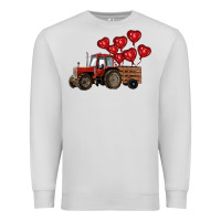 Dove Grey farm tractor Premium Sweatshirt - RanaPortraitStore