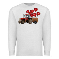 Oatmeal Heather farm tractor Premium Sweatshirt - RanaPortraitStore