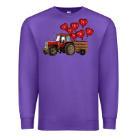 Purple farm tractor Premium Sweatshirt - RanaPortraitStore