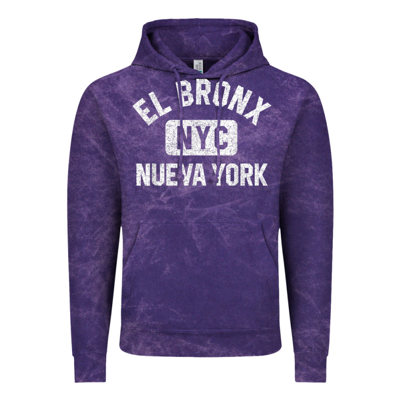 El Bronx Nueva York Nyc Gym Style Distressed White Print T Shirt Vintage Hoodie by linhVisuals | Teevron