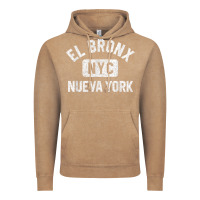 Vintage Coffee el bronx nueva york nyc gym style distressed white print t shirt Vintage Hoodie - linhVisuals
