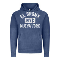 Vintage Denim el bronx nueva york nyc gym style distressed white print t shirt Vintage Hoodie - linhVisuals