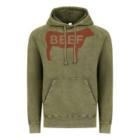 Vintage Olive beef t shirt, beef cattle shirt Vintage Hoodie - linhVisuals