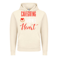 Vintage Artic caregiving is a work of heart caregiver gifts for men, women t shirt Vintage Hoodie - linhVisuals