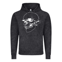 Vintage Black creepy cool egirl eboy pastel goth vaporwave glitch skull sweatshirt Vintage Hoodie - linhVisuals
