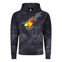 Cloud Black cute screaming parrot, birb memes, funny t rex sun conure t shirt Vintage Hoodie - linhVisuals