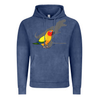 Vintage Denim cute screaming parrot, birb memes, funny t rex sun conure t shirt Vintage Hoodie - linhVisuals