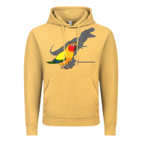 Vintage Mustard cute screaming parrot, birb memes, funny t rex sun conure t shirt Vintage Hoodie - linhVisuals