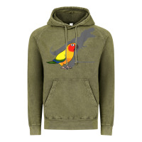 Vintage Olive cute screaming parrot, birb memes, funny t rex sun conure t shirt Vintage Hoodie - linhVisuals