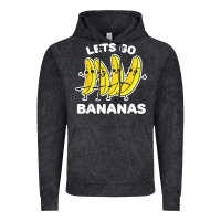 Vintage Black lets go bananas shirt  funny fruit pun shirt  banana t shirt Vintage Hoodie - linhVisuals