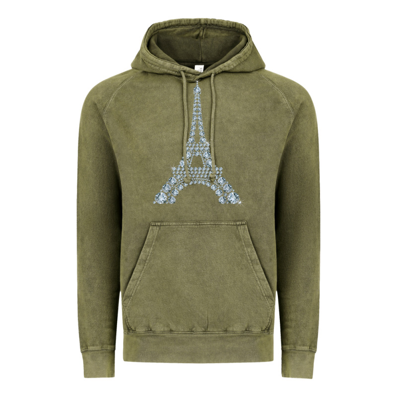 Eiffel Tower With Diamonds The Parisian French Love Sign T Shirt Vintage Hoodie by linhVisuals | Teevron