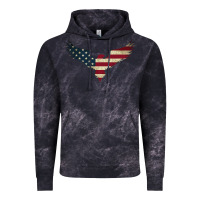 Cloud Black bald eagle  america Vintage Hoodie - linhVisuals