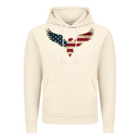 Vintage Artic bald eagle  america Vintage Hoodie - linhVisuals