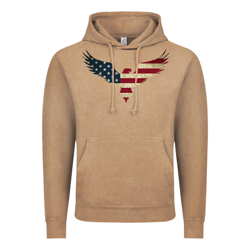 Bald Eagle  America Vintage Hoodie by linhVisuals | Teevron