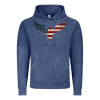 Vintage Denim bald eagle  america Vintage Hoodie - linhVisuals