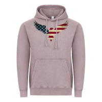 Vintage Zinc bald eagle  america Vintage Hoodie - linhVisuals