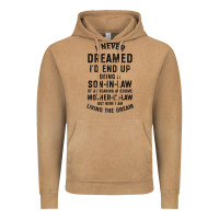 Vintage Camel mens i never dreamed i'd end up being a son in law funny gift t shirt Vintage Hoodie - linhVisuals