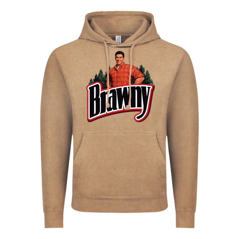 Brawny Paper Towel Guy Vintage Hoodie by linhVisuals | Teevron
