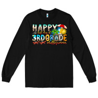 Black name farewell 3rd grade  hello summer Long Sleeve Tee - CowhideDigitalArt