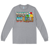 Heather Grey name farewell 3rd grade  hello summer Long Sleeve Tee - CowhideDigitalArt