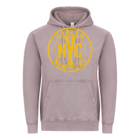 Vintage Zinc harlem new york nyc vintage sign distressed amber print t shirt Vintage Hoodie - linhVisuals