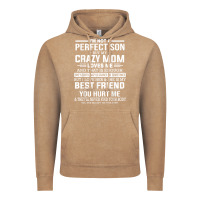 Vintage Coffee i'm not a perfect son but my crazy mom loves me mother's day t shirt Vintage Hoodie - linhVisuals