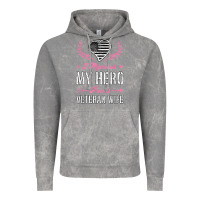 Cloud Rock i married my hero proud veteran wife usa military husband t shirt Vintage Hoodie - linhVisuals