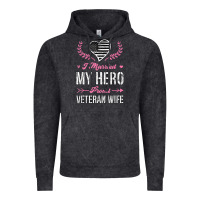 I Married My Hero Proud Veteran Wife Usa Military Husband T Shirt Vintage Hoodie | Teevron