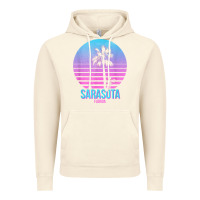 Vintage Artic sarasota florida vintage retro palm tree t shirt Vintage Hoodie - linhVisuals