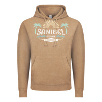 Vintage Coffee sanibel island retro style florida t shirt Vintage Hoodie - linhVisuals