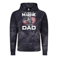 Cloud Black my favorite marine calls me dad t  shirt father's day flag my favorite Vintage Hoodie - linhVisuals
